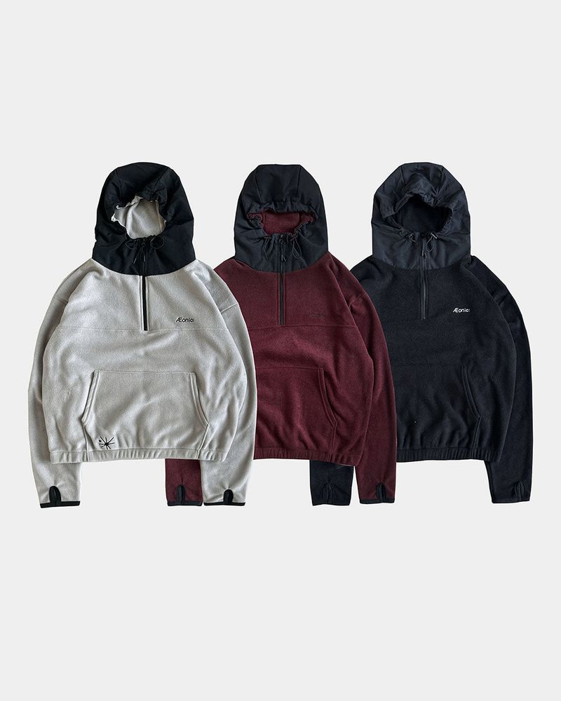 SERNIC Hooded Fleece Warmer Anorak