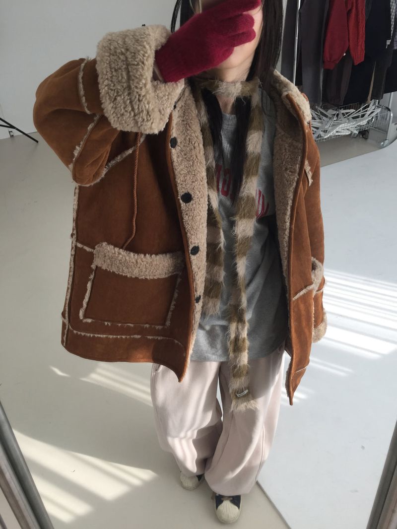 Soft fur muffler