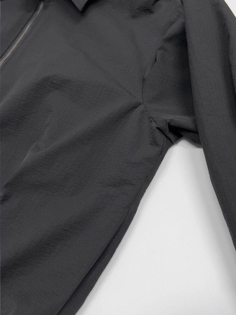 Comment Collar Loose Fit Wind Jumper