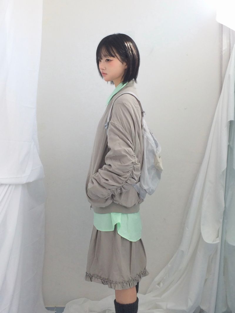 light cotton oversized shirt