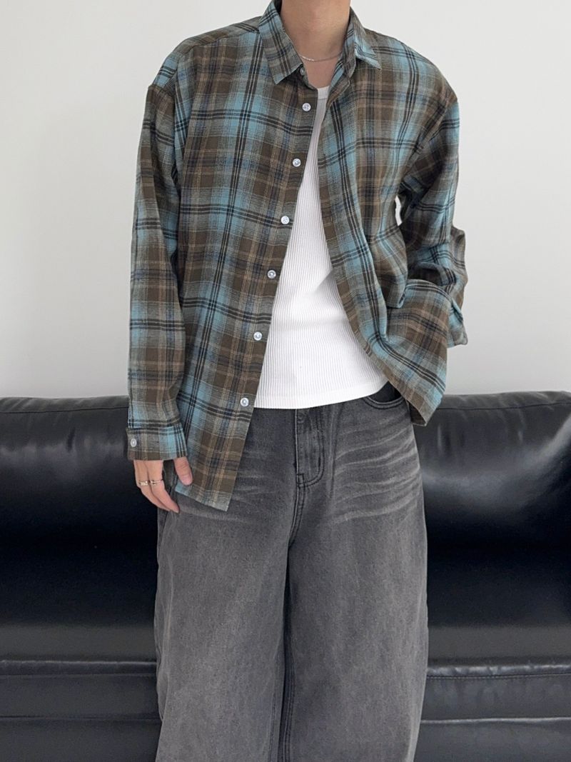 [MADE] Urban Mood Wool Over Check Shirt (6C)