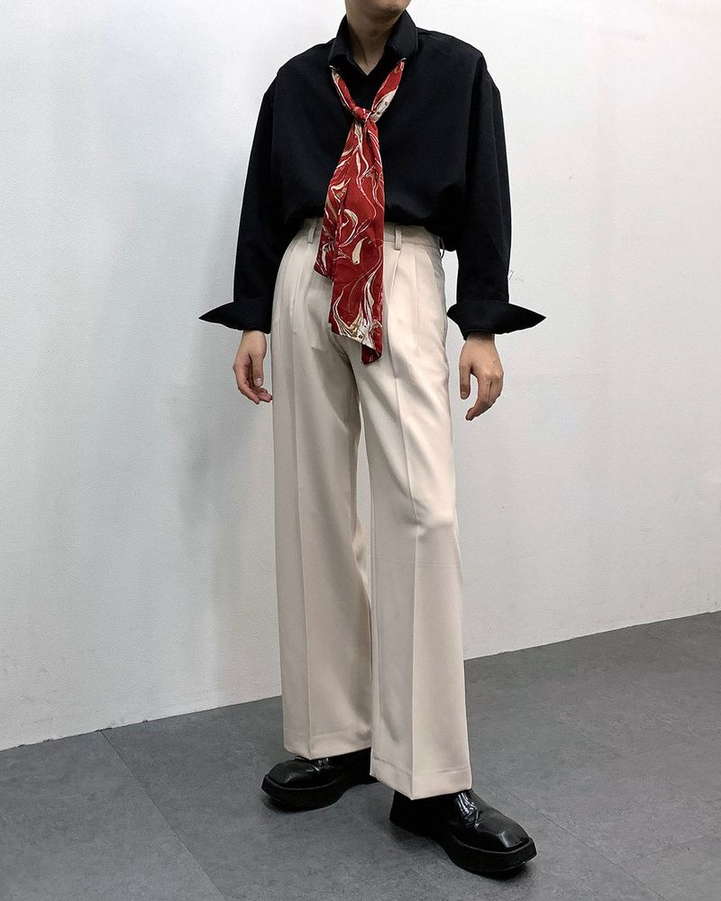 MO Marvel Scarf Eyelet Shirt (3 colors)