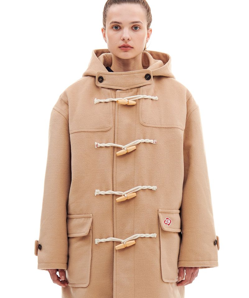 ARCHIVE BOLD(アーカイブボールド)の「AB LONG DUFFLE COAT (BEIGE)(Jackets/Outerwear)」