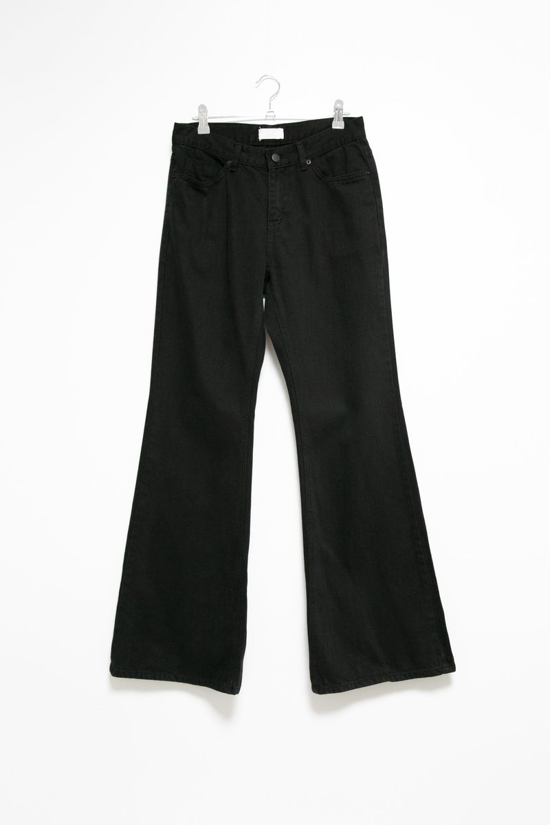 basic semi boots-cut pants(2colors)