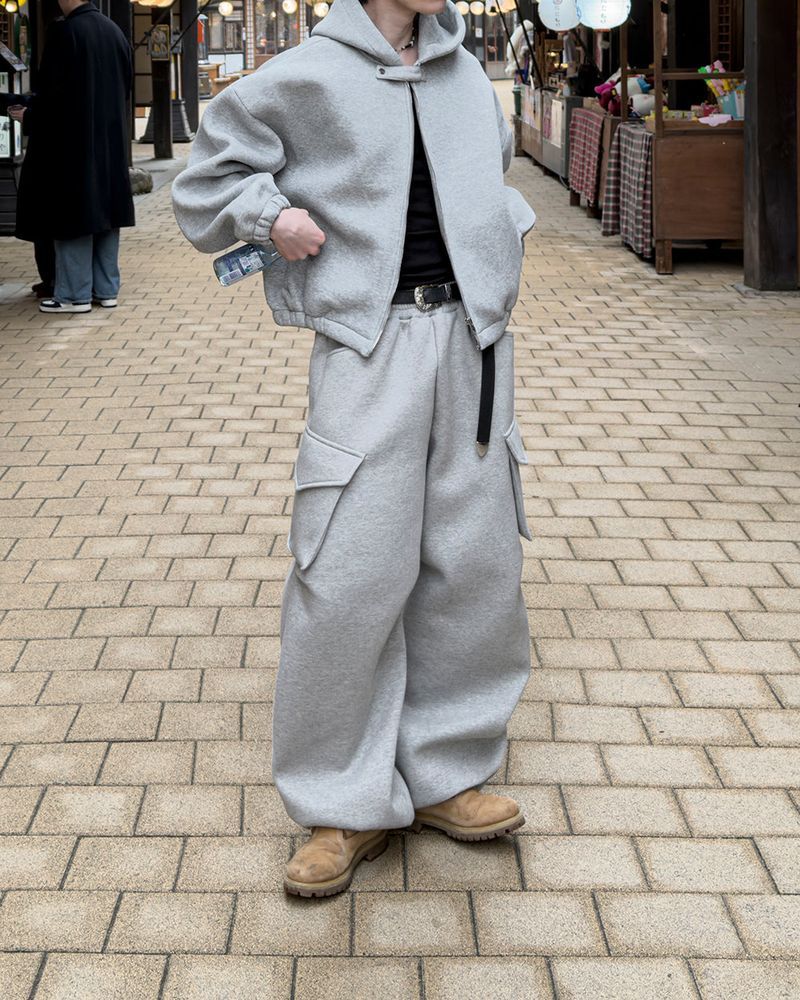 Neo Bonded Cargo Belt Sweat Pants