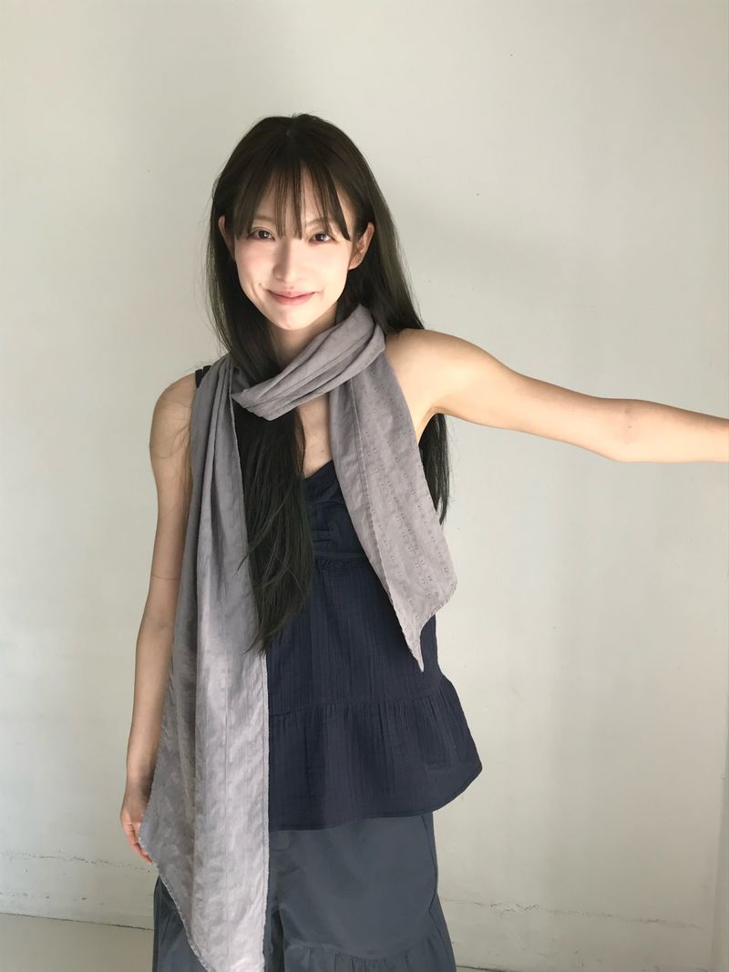HASTA（ハスタ）の「Aoi Scarf (Gray)（Fashion Accessories）」