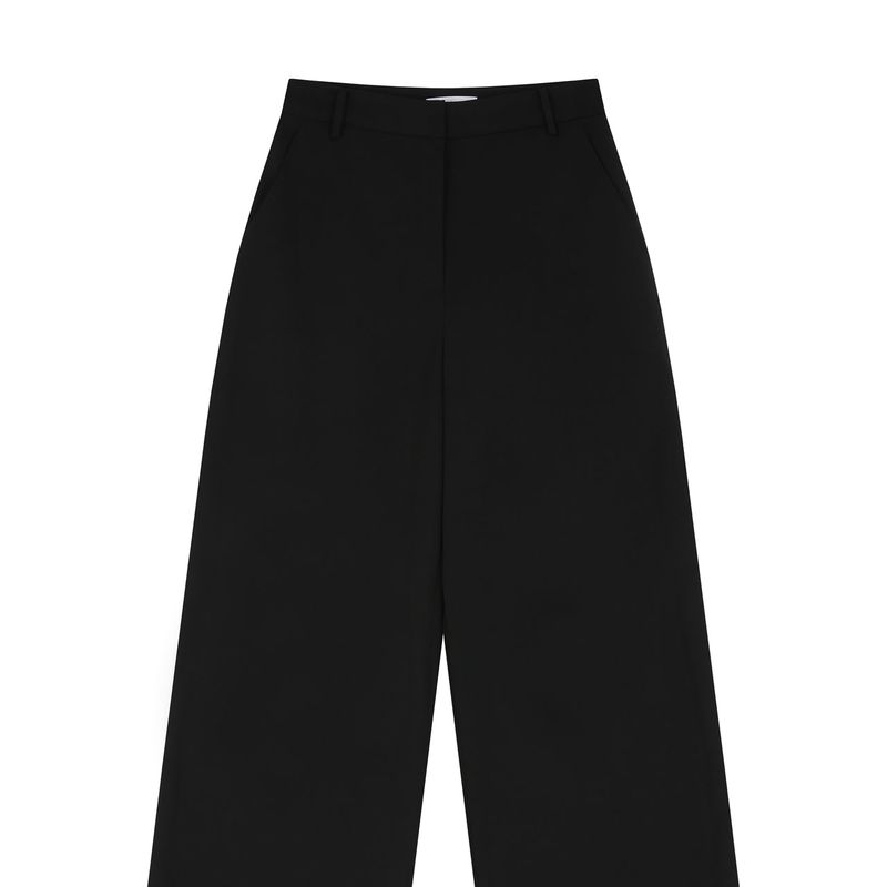Essential Wide Pants Black