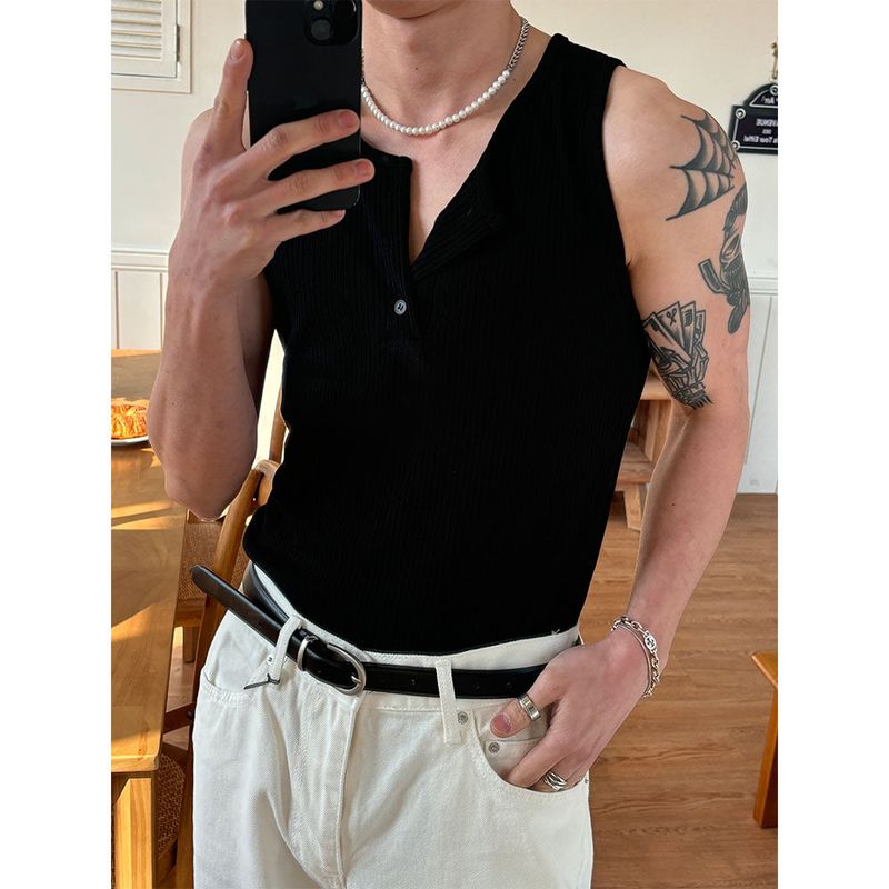 LAURANT（ロラン）の「 [S/S] Henry neck sleeveless(3color)（Tops）」