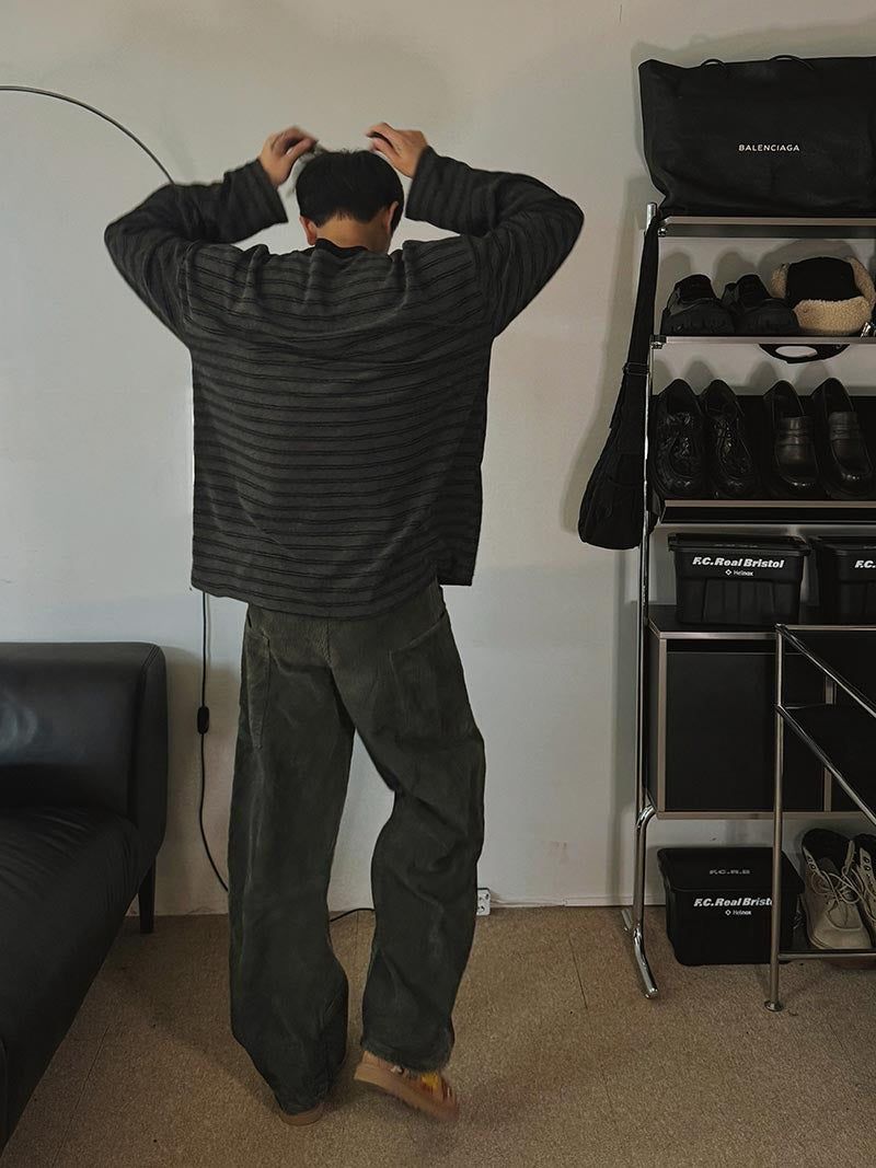 [Premium] Corduroy 3D Dyeing Pants (2color)