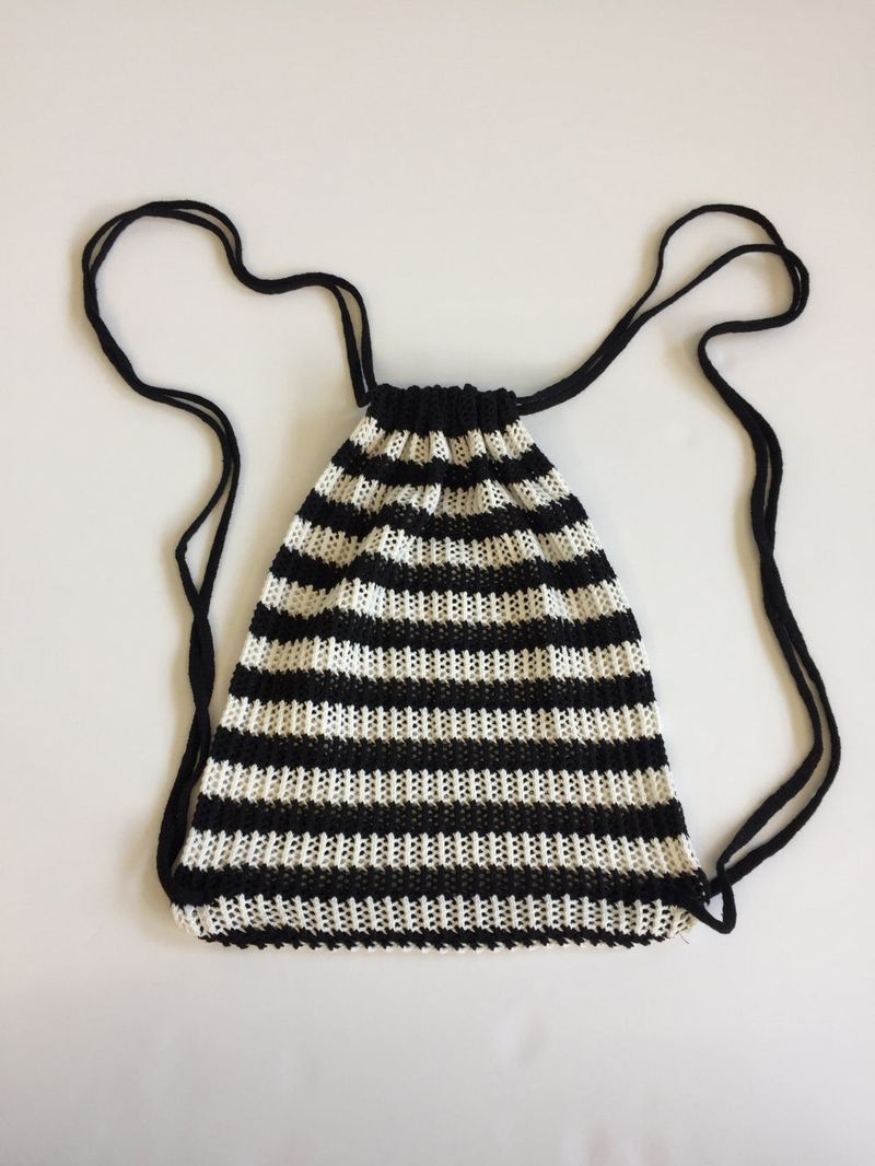 Knit String Backpack (2color)