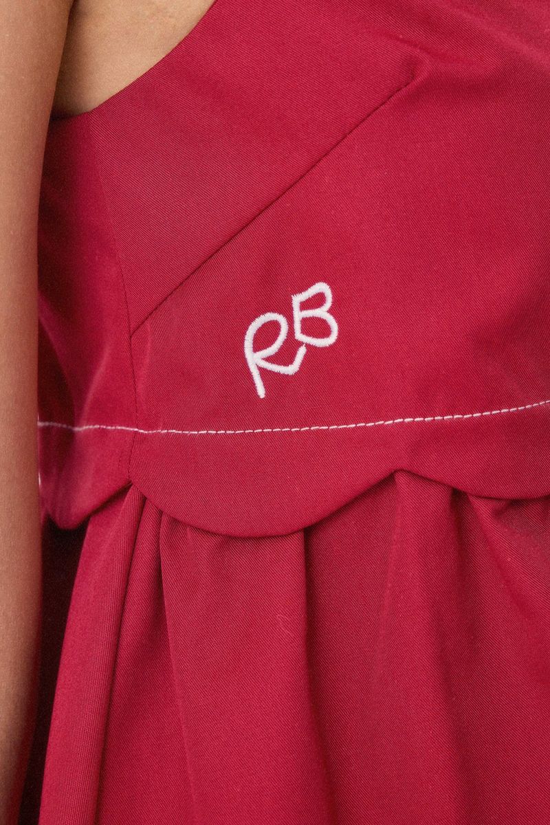 Dear Days Puffy Mini Dress (Red)