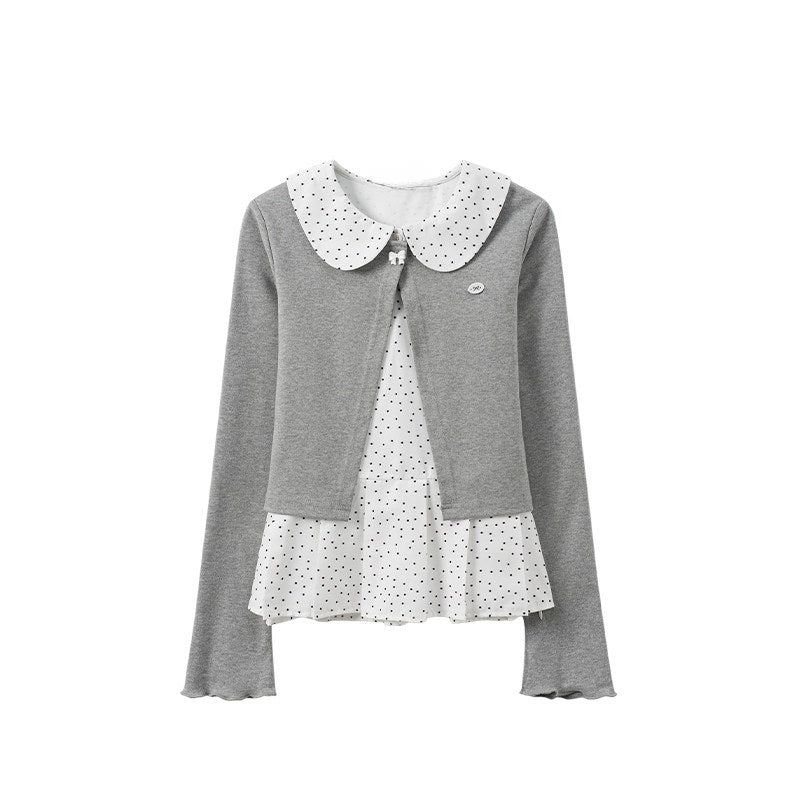 Cozy&Kitsch（コージーアンドキッチ）の「リエル ドット カラー レイヤード トップ（トップス）」