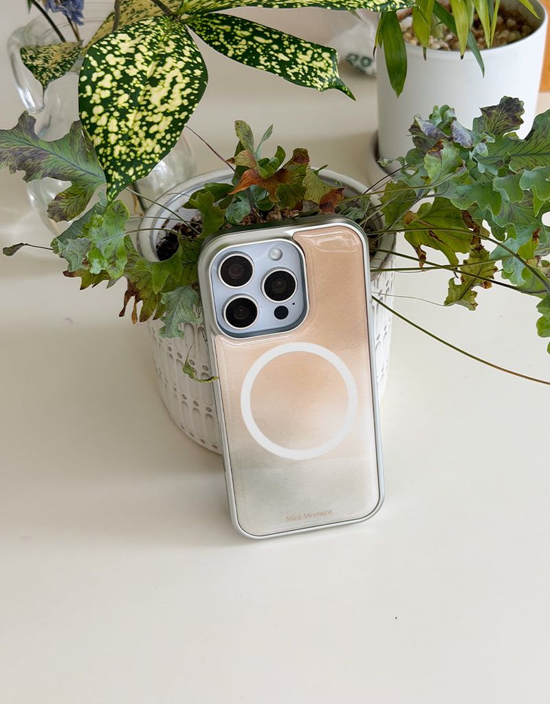 [MADE] OAT シルバーエポキシ MagSafe iPhoneケース 