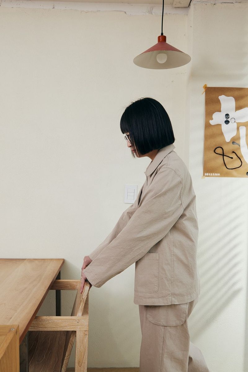Pigment Work jacket / Beige