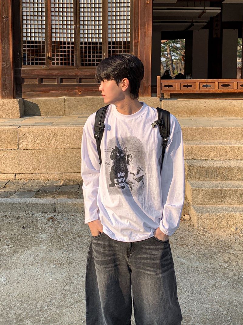 피어 캣 롱슬리브