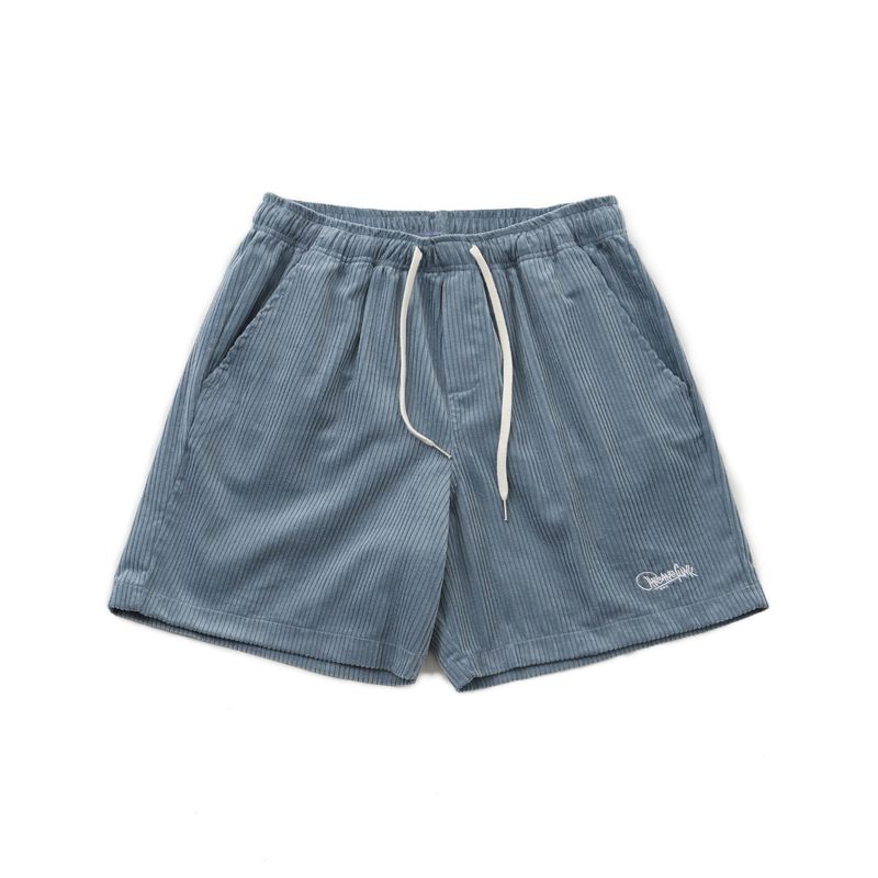 ARCANE FUNK(アーケインファンク)の「CORDUROY LOGO HALF PANTS VINTAGE BLUE(Pants)」