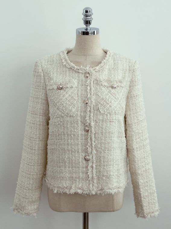 Keaz Surgical Fringe Tweed Jacket