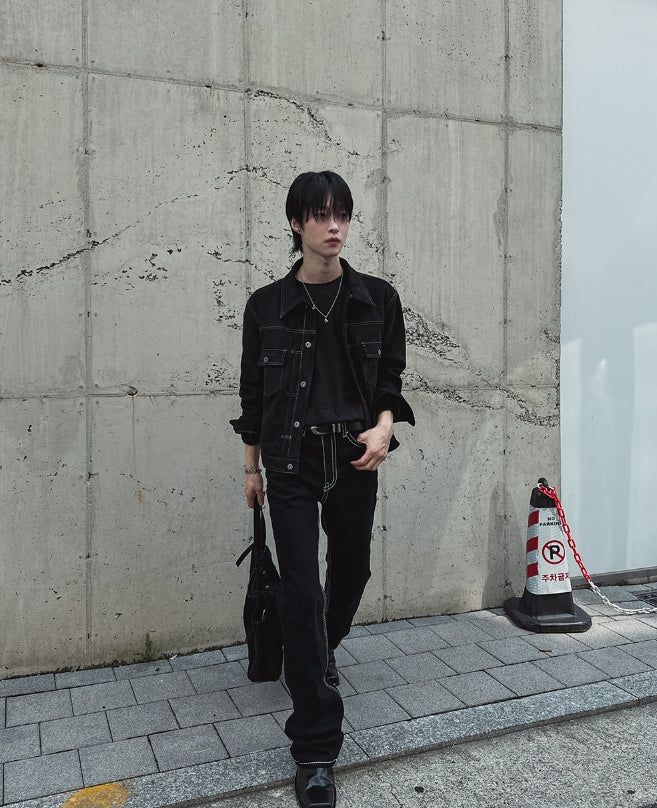 Brook Suede Trucker Jacket