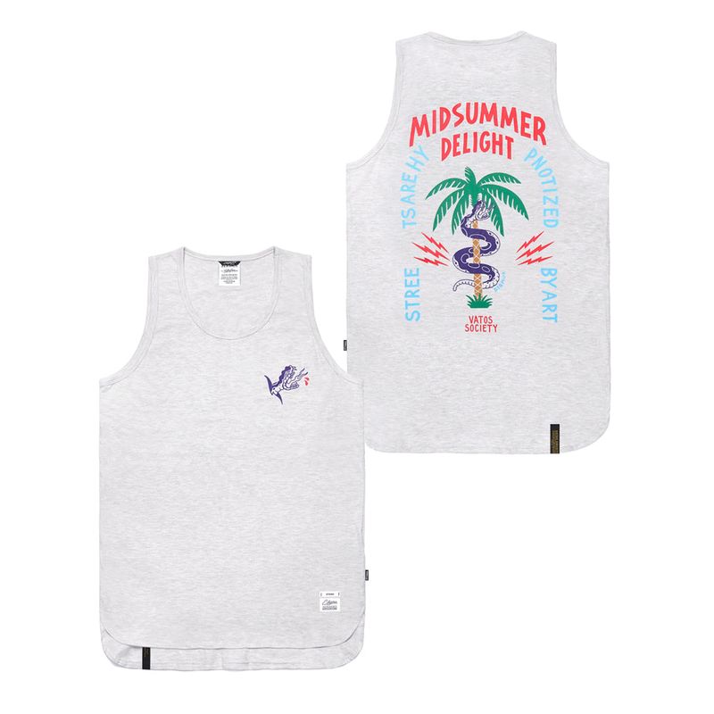 STIGMA(スティグマ)の「22 SNAKE LONG SLEEVELESS WHITE MELANGE(Tops)」