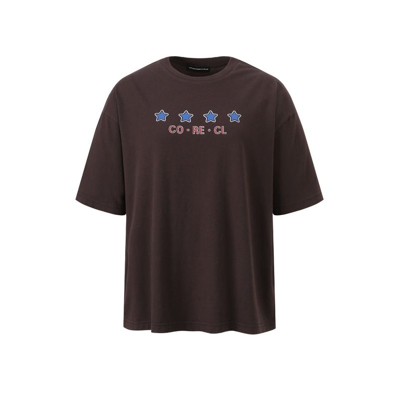 4 Star Artwork T-Shirt (Brown)