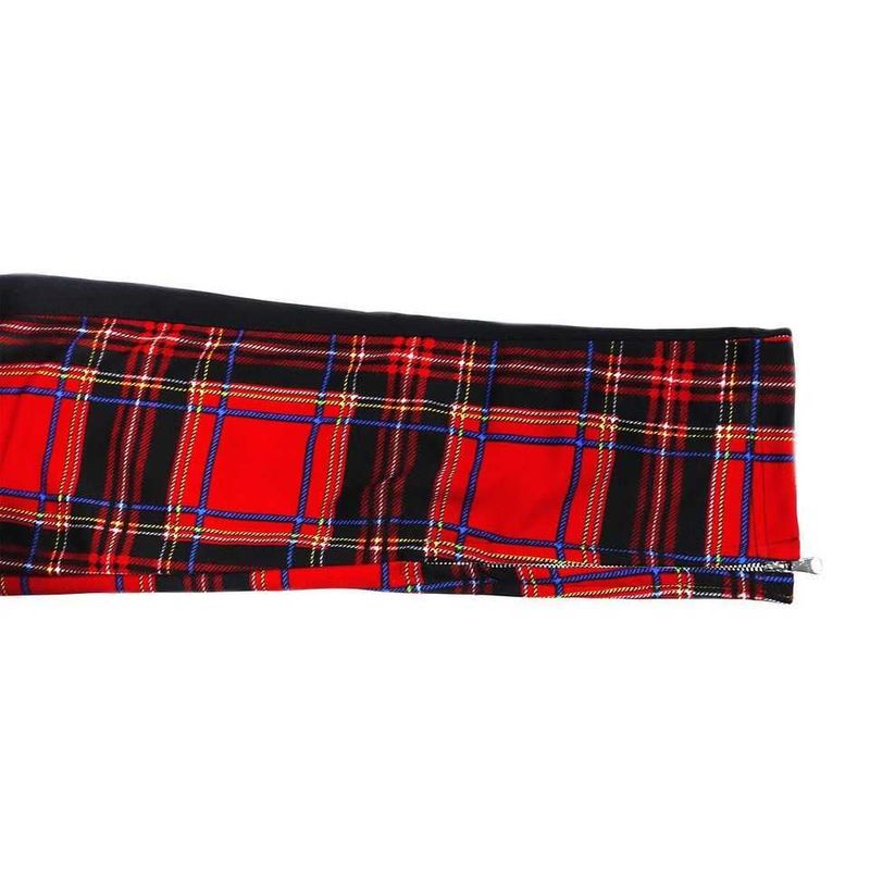 TZ PLAID TRACK PANTS