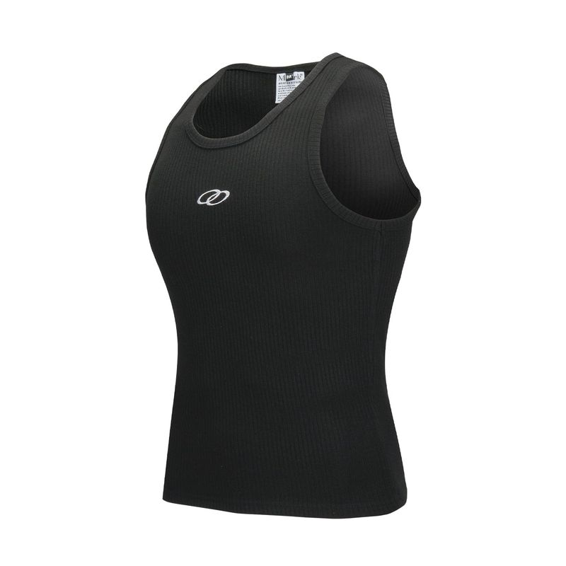 Double Loop Logo Sleeveless Black