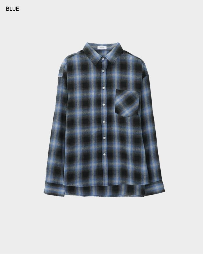 Spray check shirt