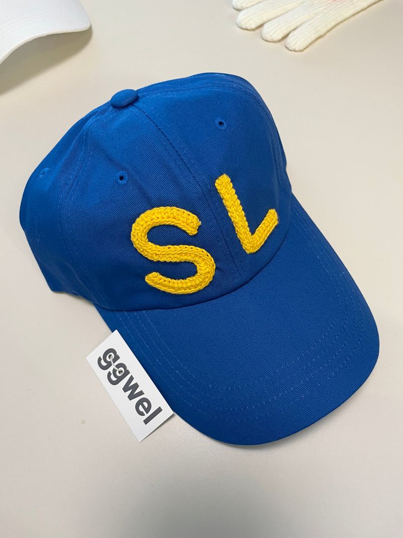 CUSTOM INITIAL CROCHET CAP