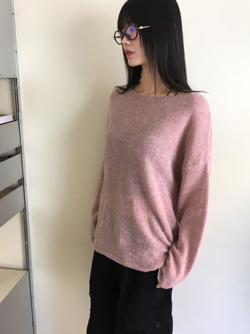 Hetch Spring Alpaca Wool Lip Neck Knit