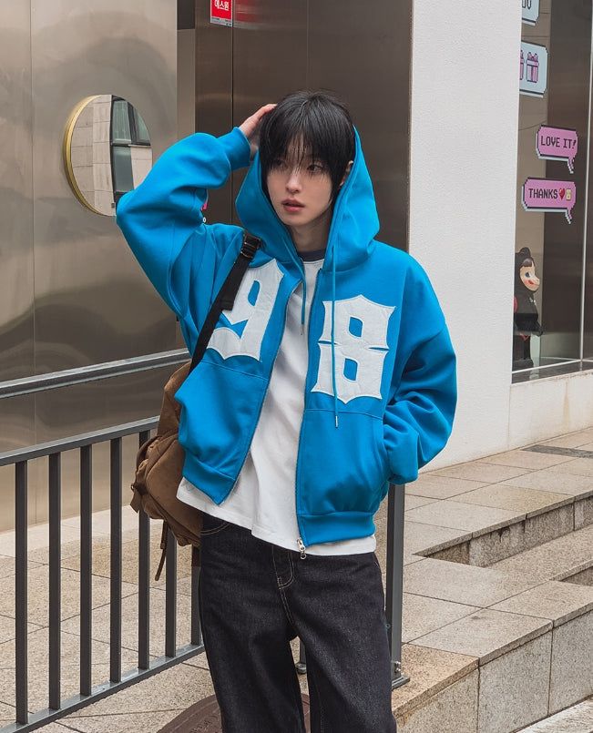 Meliu 98 Crop Hood Zip-Up