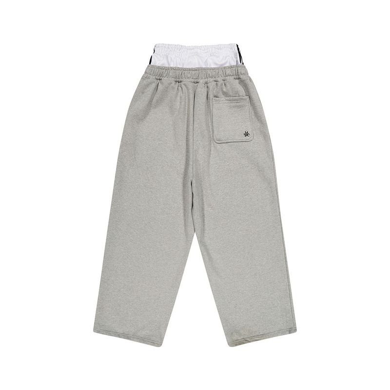 (DUC) BB Waist Low-Rise Sweatpants Gray