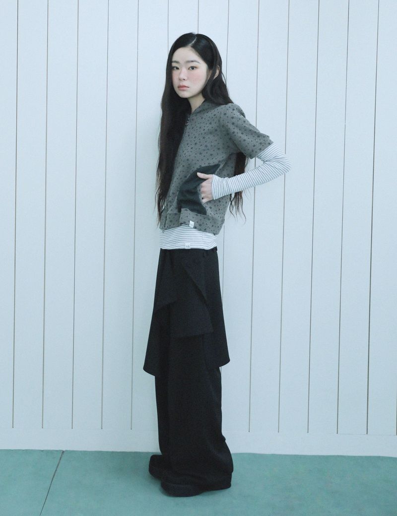 UGLYSHADOW（アグリーシャドウ）の「FLARED SKIRT PANTS(BLACK)（Pants）」