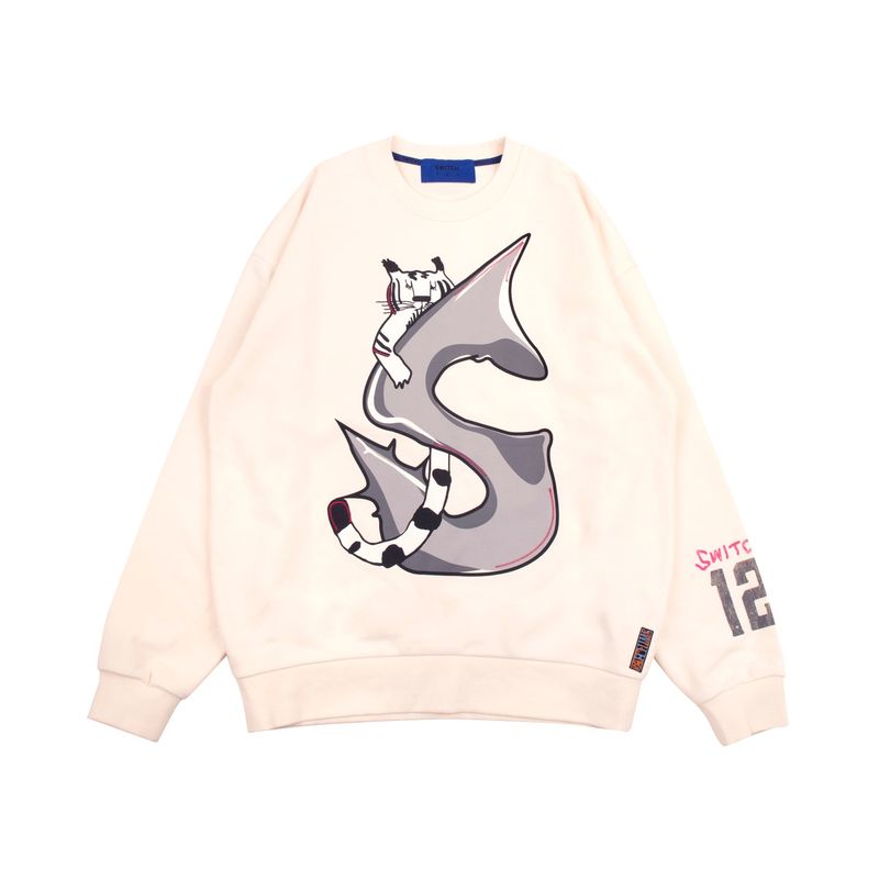 SWITCH123（スウィッチワンツースリー）の「S TIGER  MTM T-SHIRT (FOR UNISEX)_SYS2TS02IV（Tops）」
