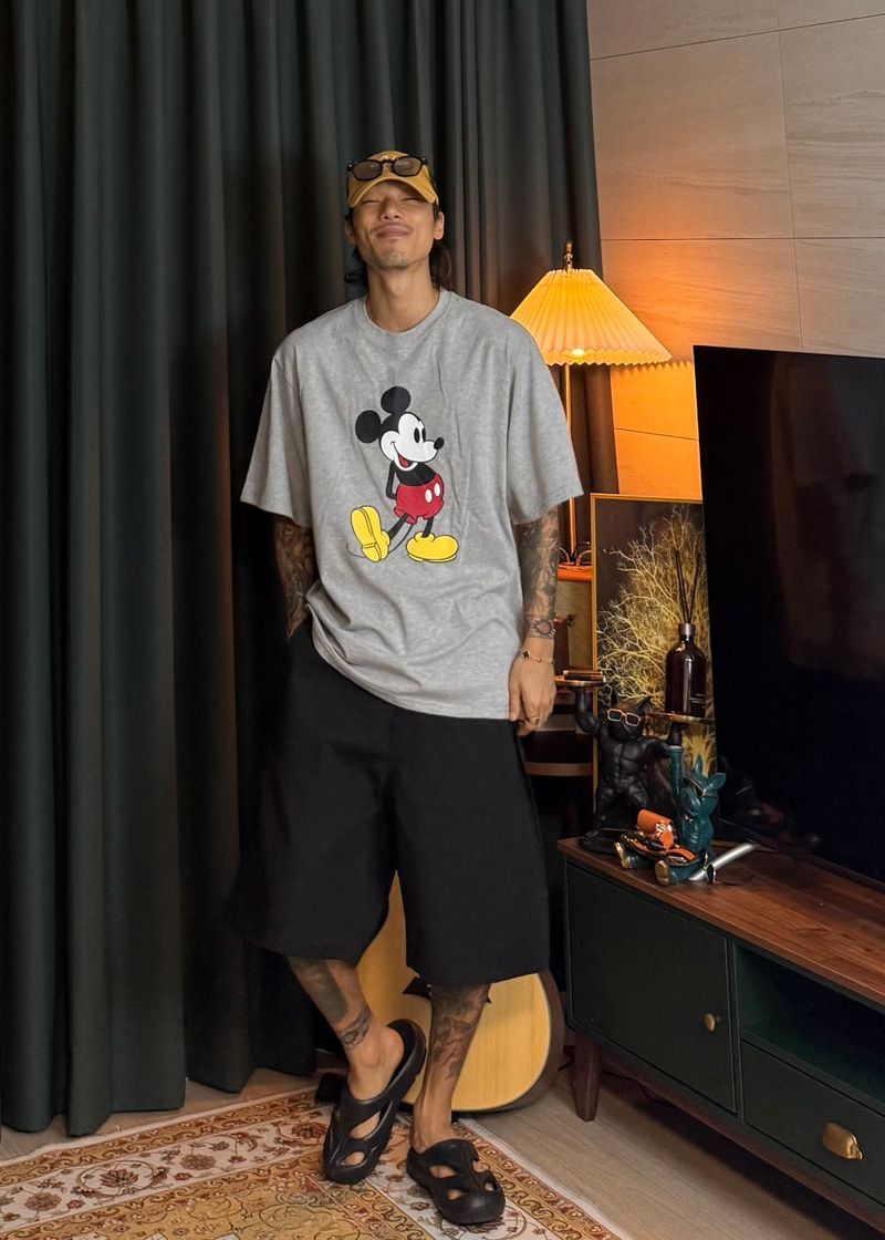 Disney Standard Mickey Color Short Sleeve 4COLOR