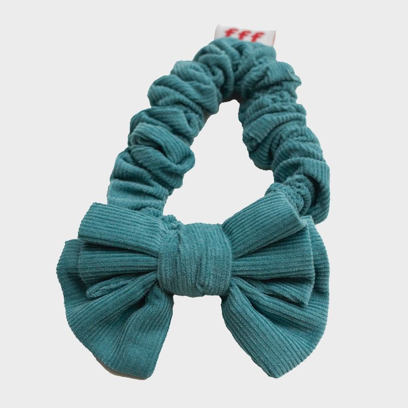 RIBBON SCRUNCHIE, BLUE