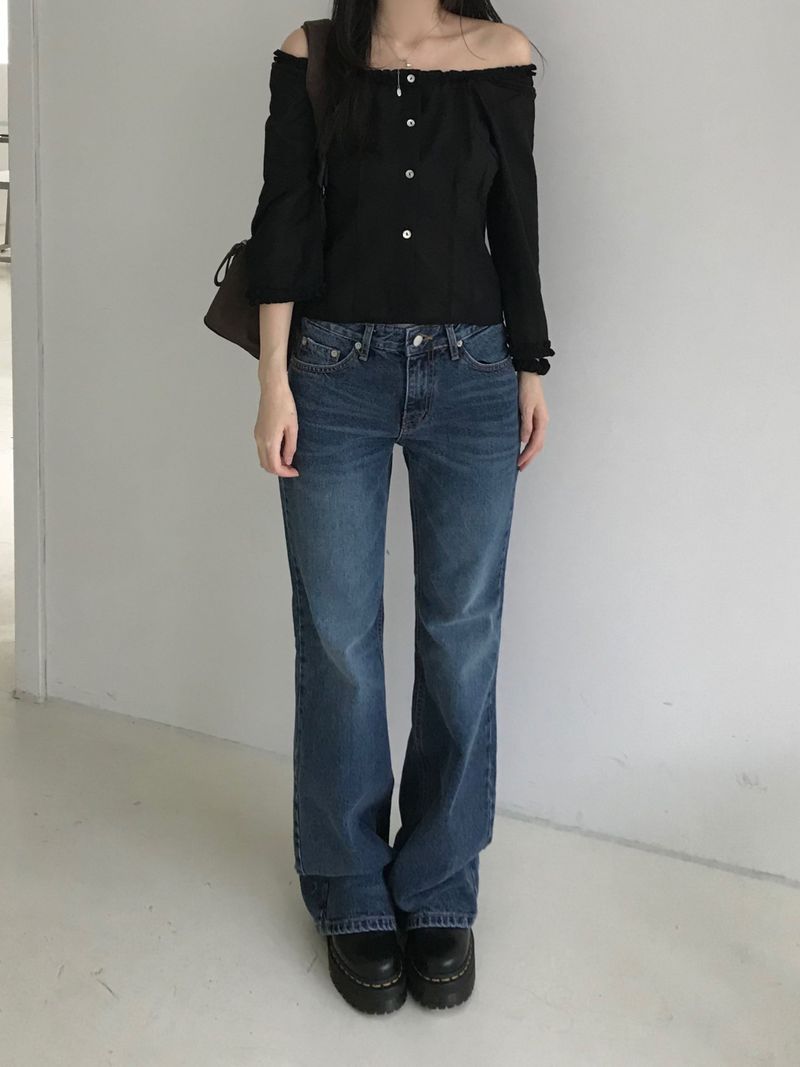 Miel frill blouse (3 colors)