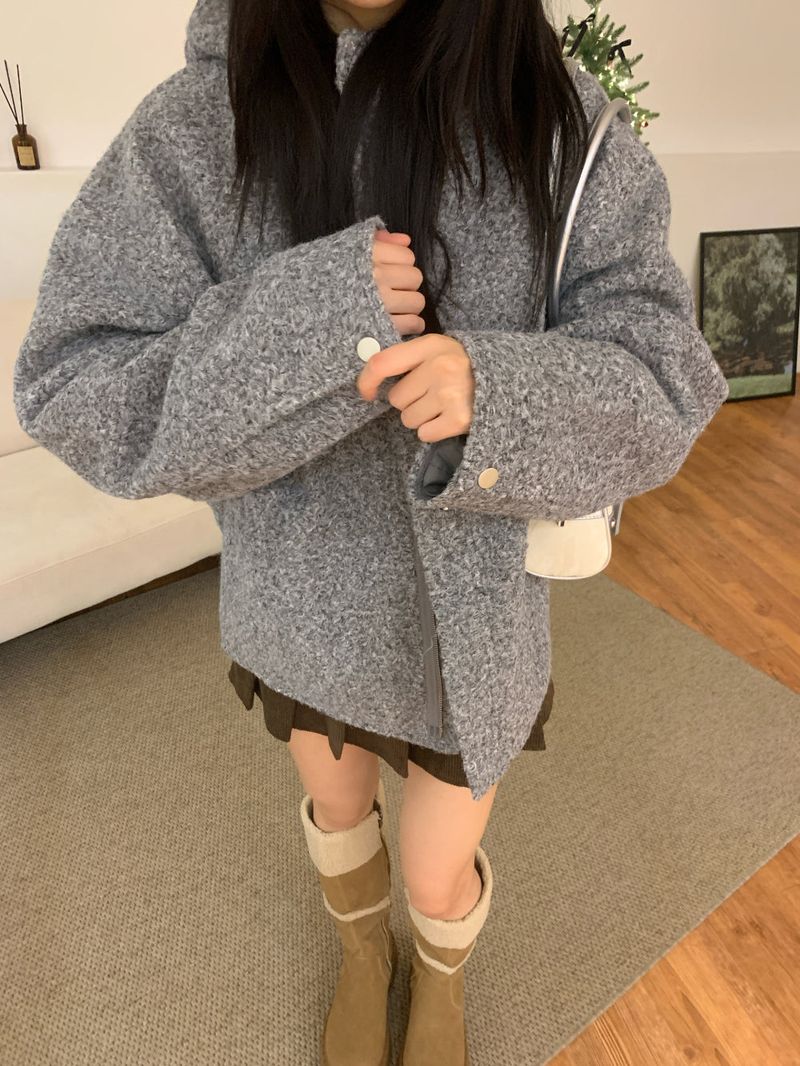 [UNISEX] from Mix Hood Coat Jacket