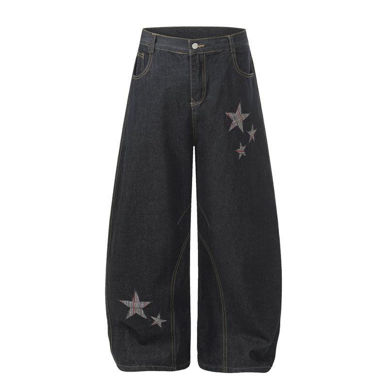 Cozy&Kitsch(コージーアンドキッチ)の「Striped Star Wide Denim Pants(Pants)」
