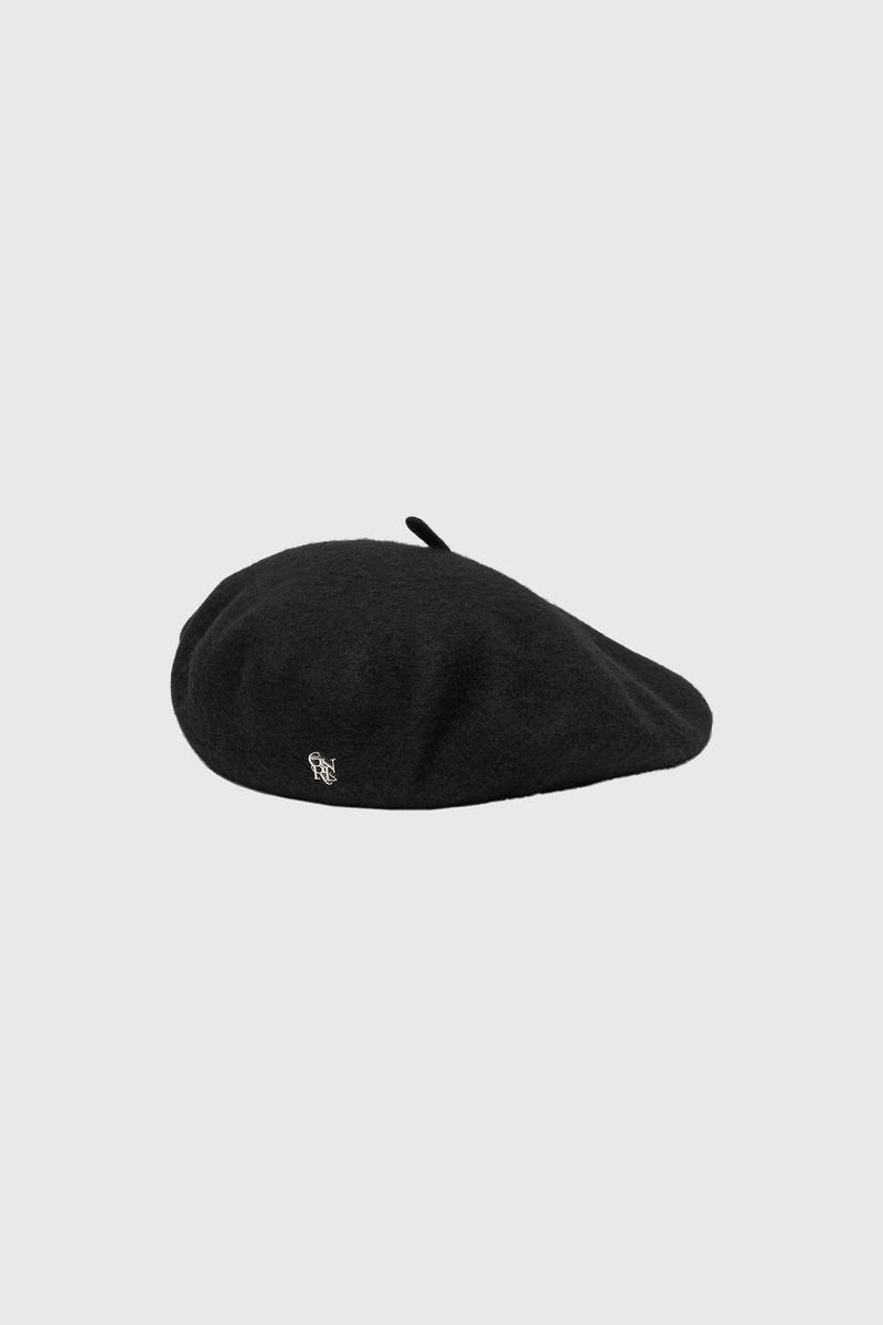 GNRL logo wool beret