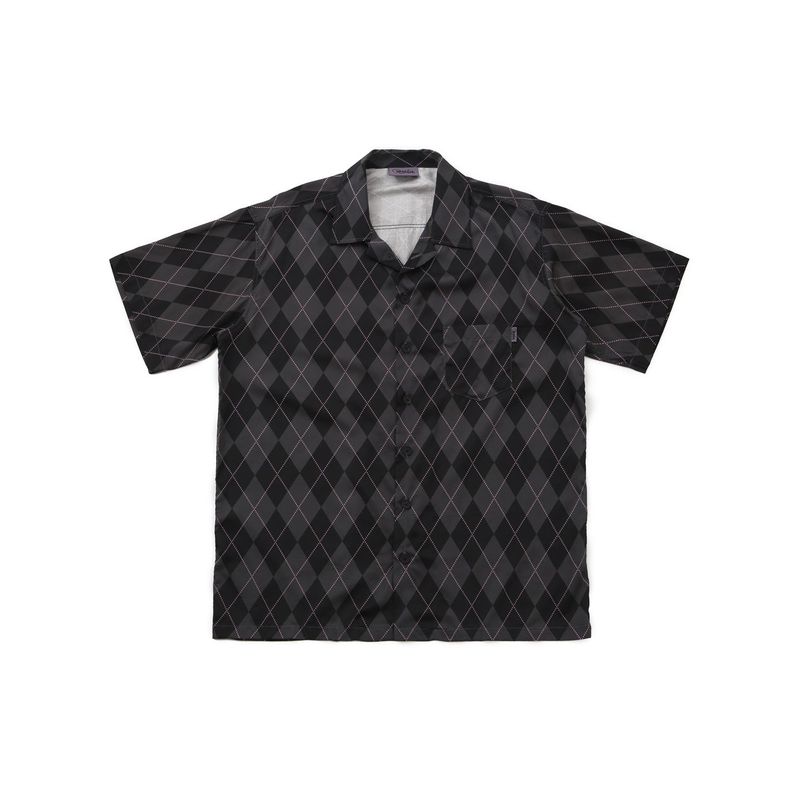 ARCANE FUNK（アーケインファンク）の「ARGYLE FUNK HALF SHIRTS BLACK（Tops）」