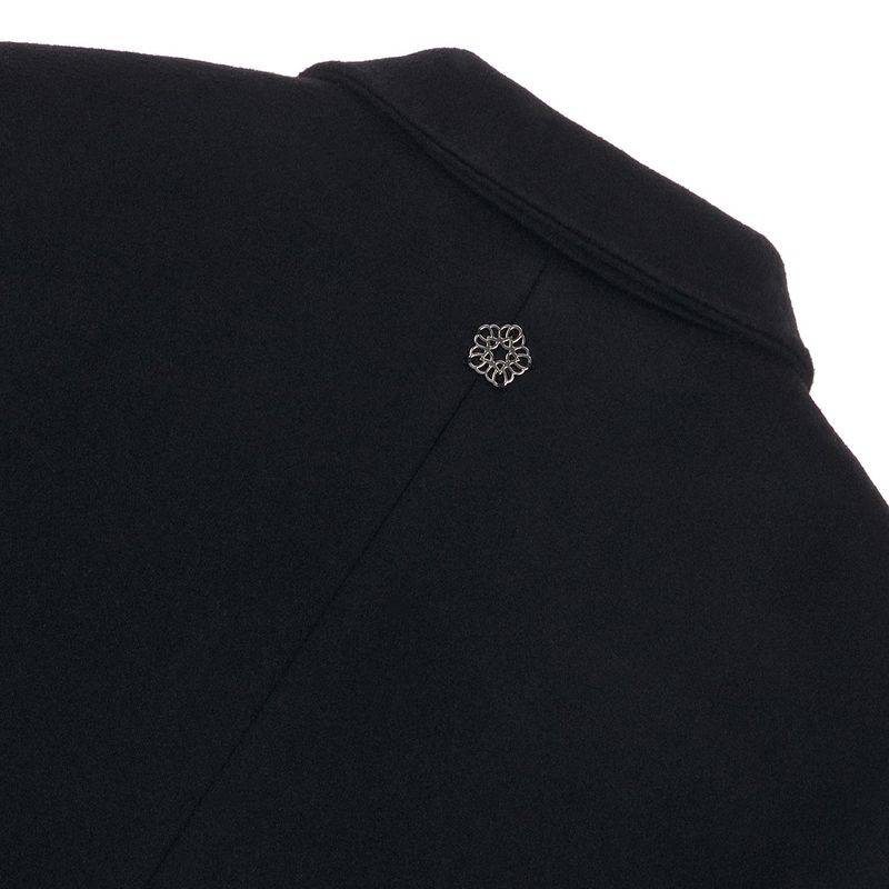 [23FW LSD COLLECTION] Cashmere Classic Double-breasted Coat_Black
