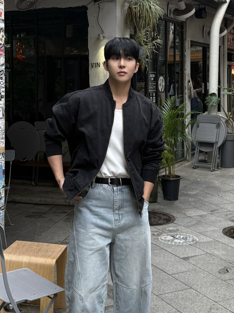 AVAND（アバンド）の「Dying washing cut varsity jacket（Jackets/Outerwear）」