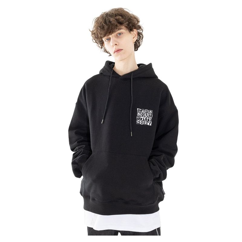 CUSHION LOGO HOODIE MSHHD001-BK