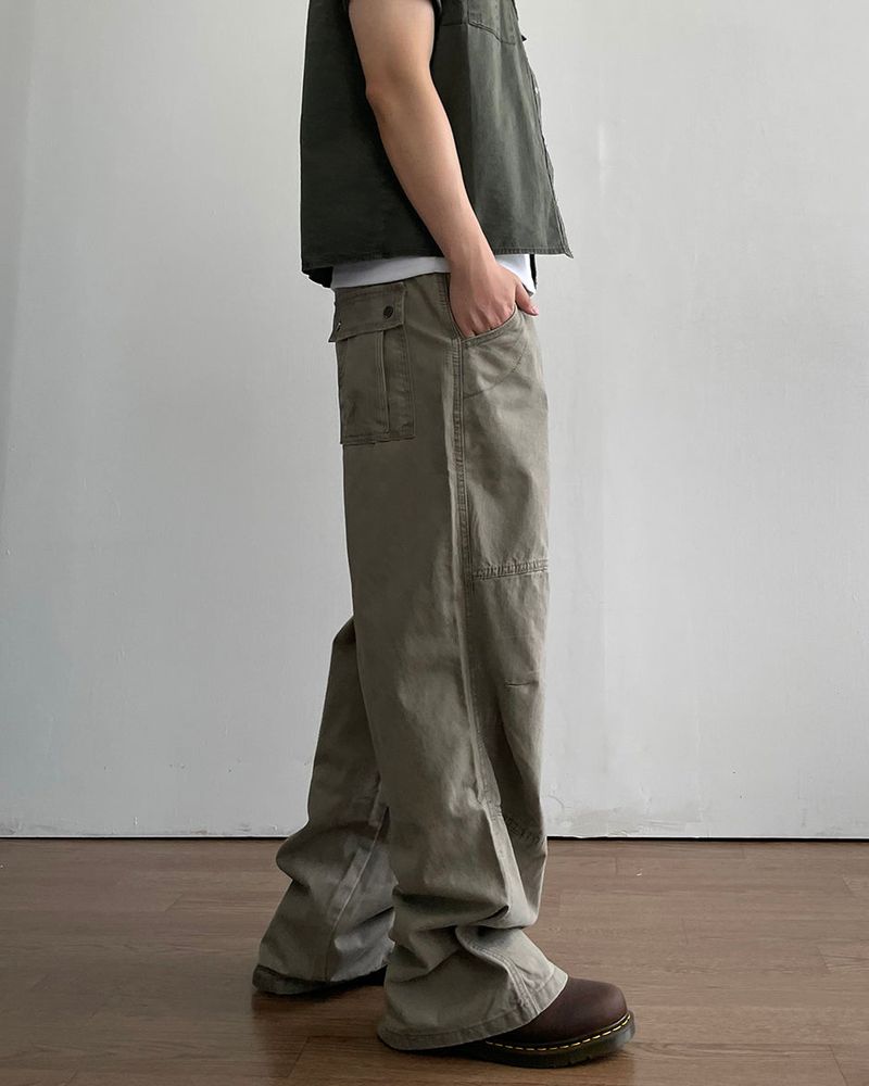 Season Panel Washed Pants