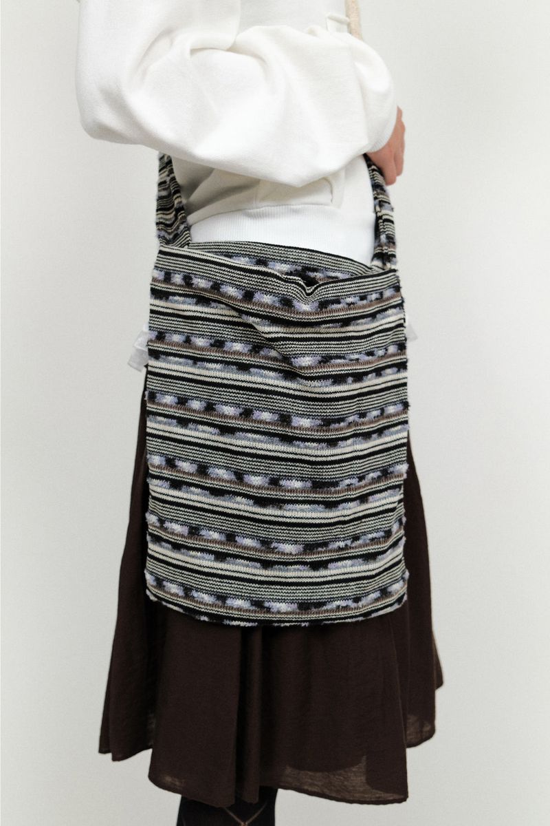 Toggle Bar Knit Crossbody Bag (2color)