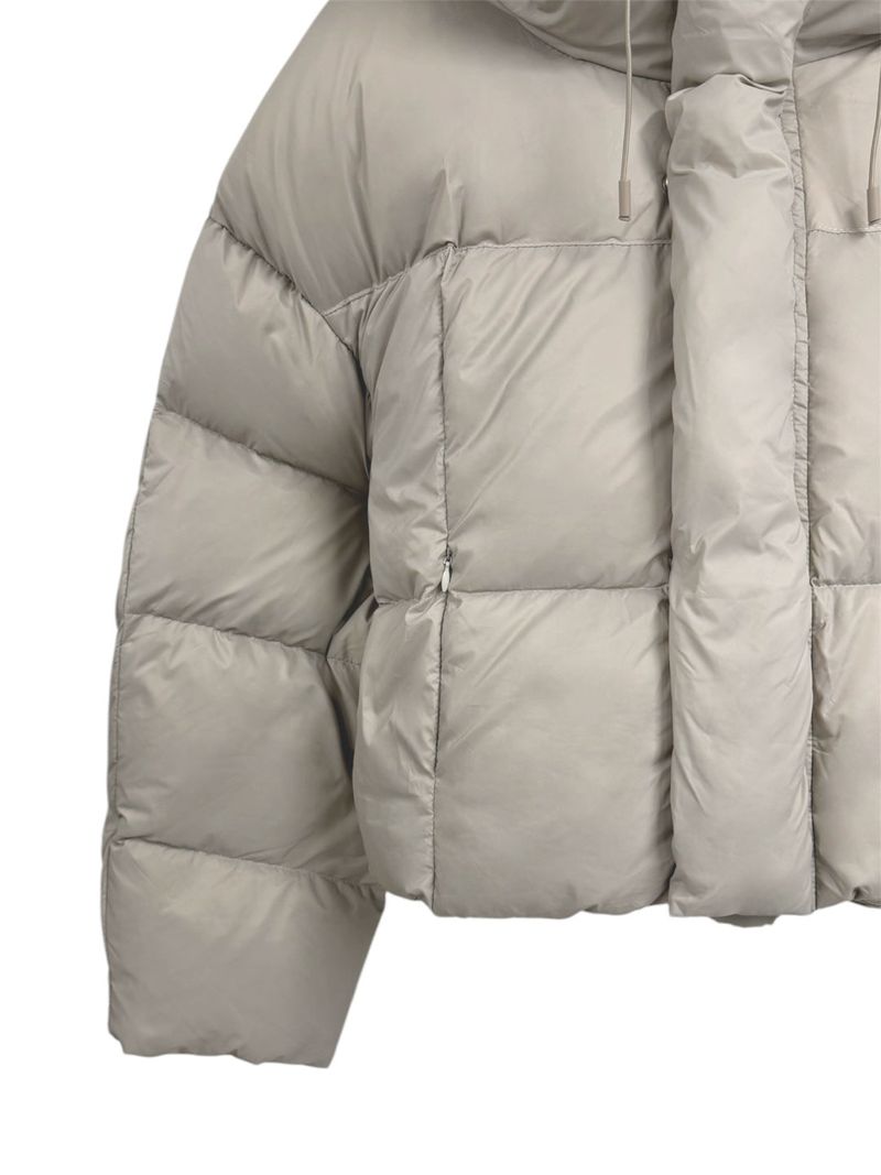 Out String Winter High-Neck Duck-Down Padded Jacket (Light Padded)