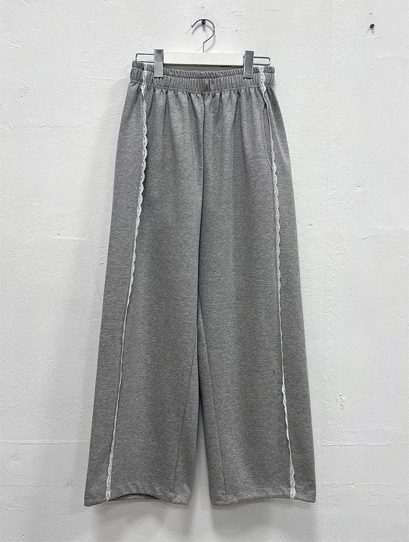 LACE LINE SWEAT PANTS (3C)