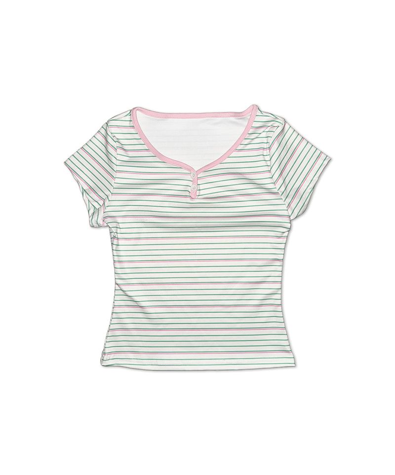 mint candy baby tee