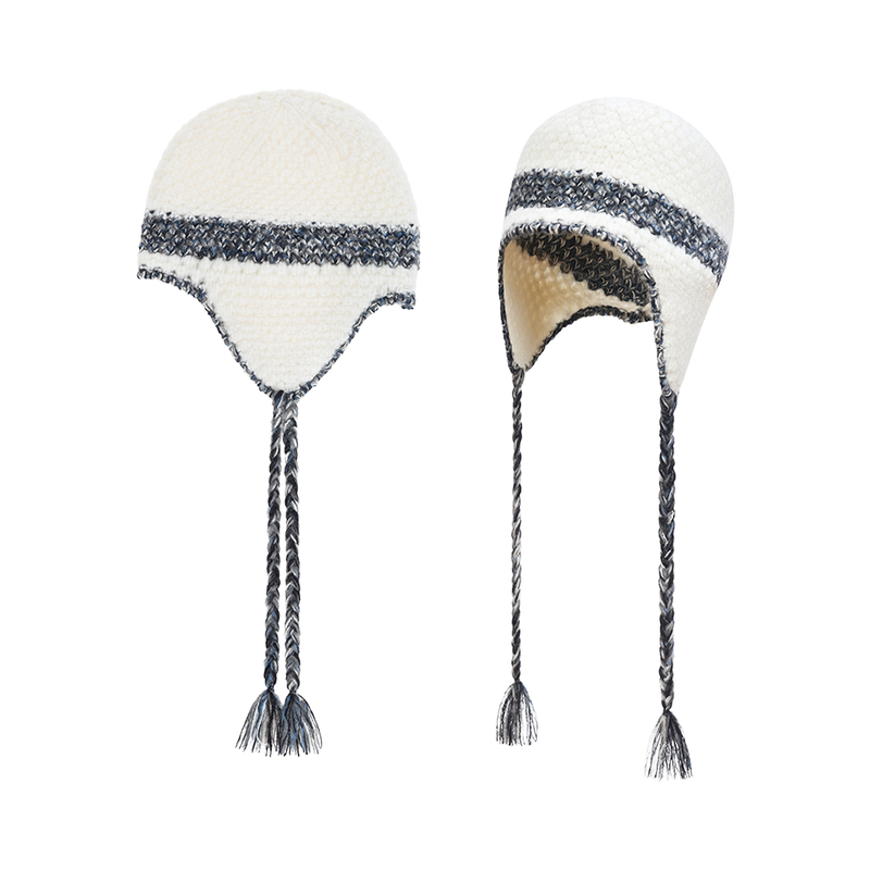 Blended Line Earflap Beanie