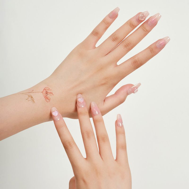 MUZMAK Reusable Nail Tip Paeony(Coffin)